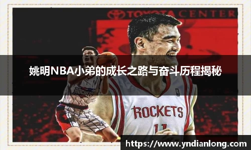 姚明NBA小弟的成长之路与奋斗历程揭秘